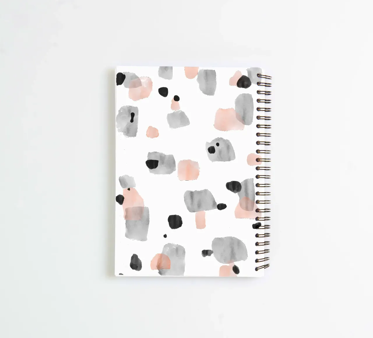 Abstract Brushstroke Pattern 01 spiral notebook by amini54