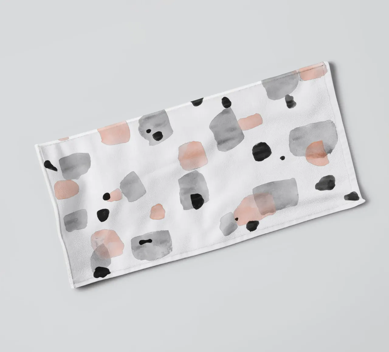 Abstract Brushstroke Pattern 01 towel by amini54