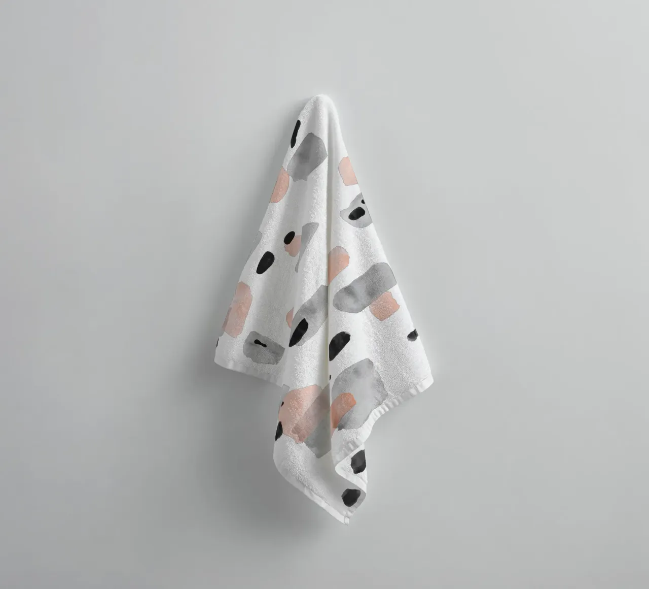 Abstract Brushstroke Pattern 01 towel by amini54