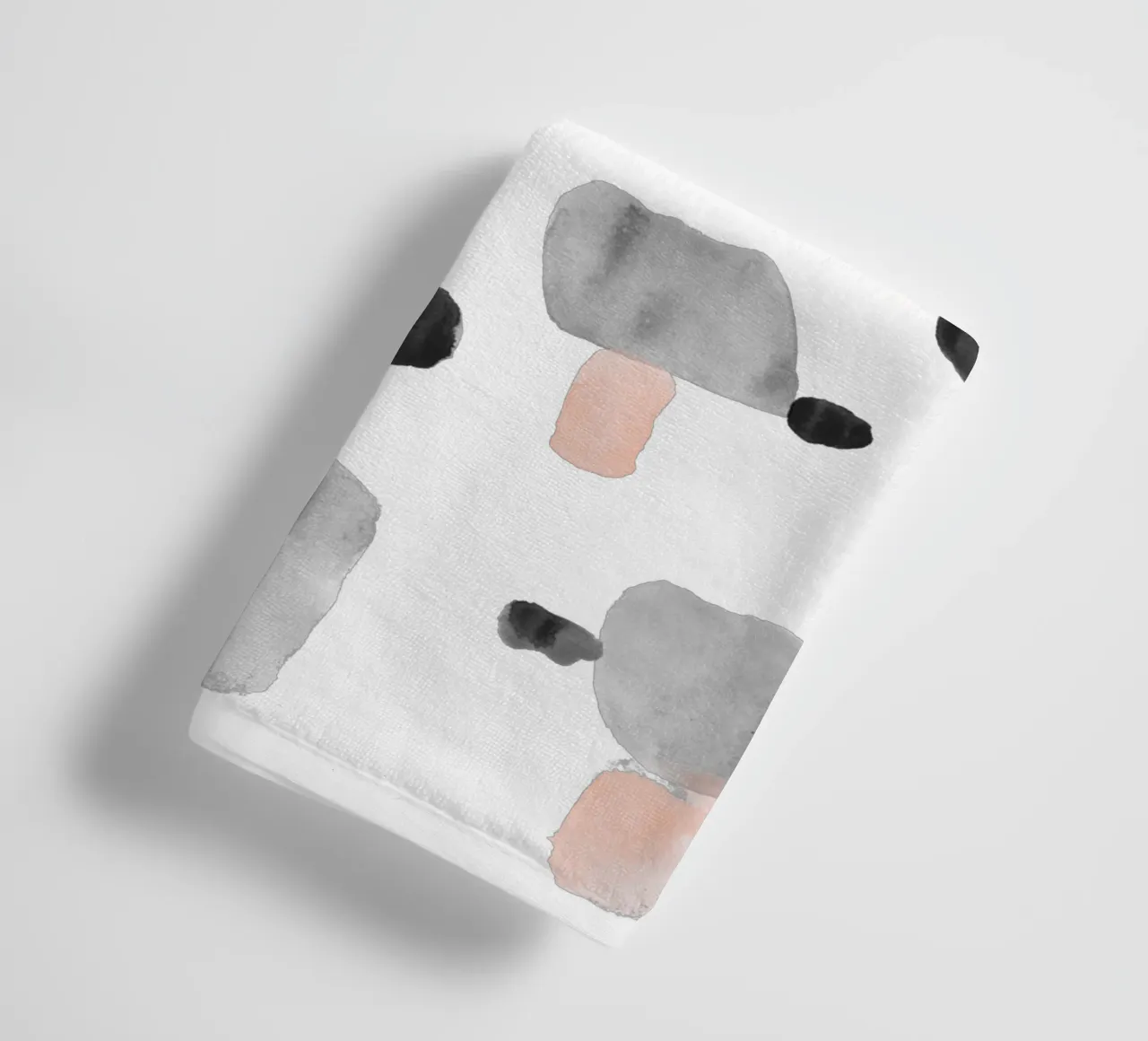Abstract Brushstroke Pattern 01 towel by amini54