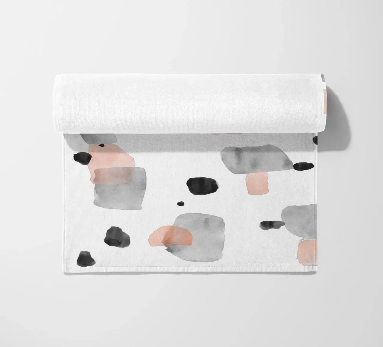 Abstract Brushstroke Pattern 01 beach towel by amini54