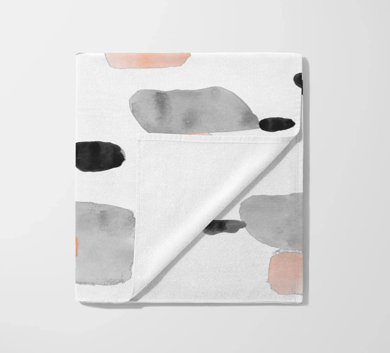 Abstract Brushstroke Pattern 01 beach towel by amini54