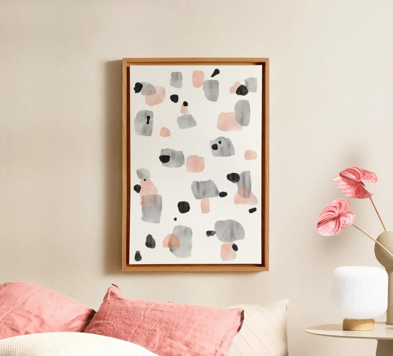 Abstract Brushstroke Pattern 01 canvas by amini54