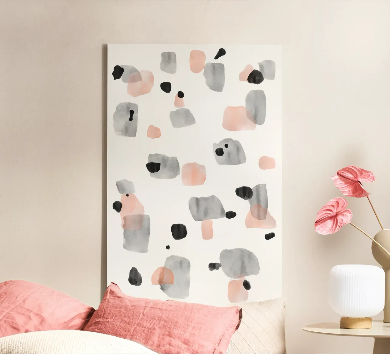 Abstract Brushstroke Pattern 01 canvas by amini54