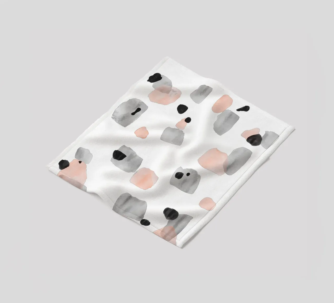 Abstract Brushstroke Pattern 01 fleece blanket by amini54