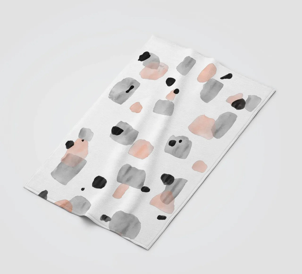 Abstract Brushstroke Pattern 01 fleece blanket by amini54