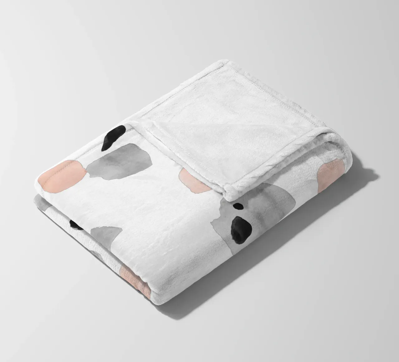 Abstract Brushstroke Pattern 01 fleece blanket by amini54