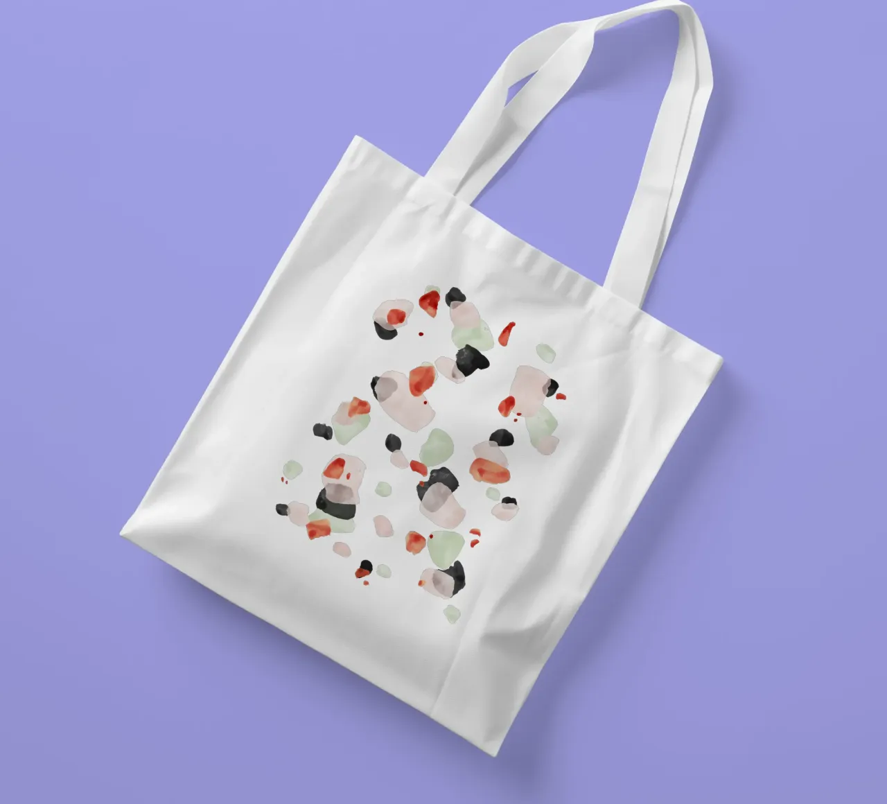 Abstract Brushstroke Pattern 06 tote bag by amini54