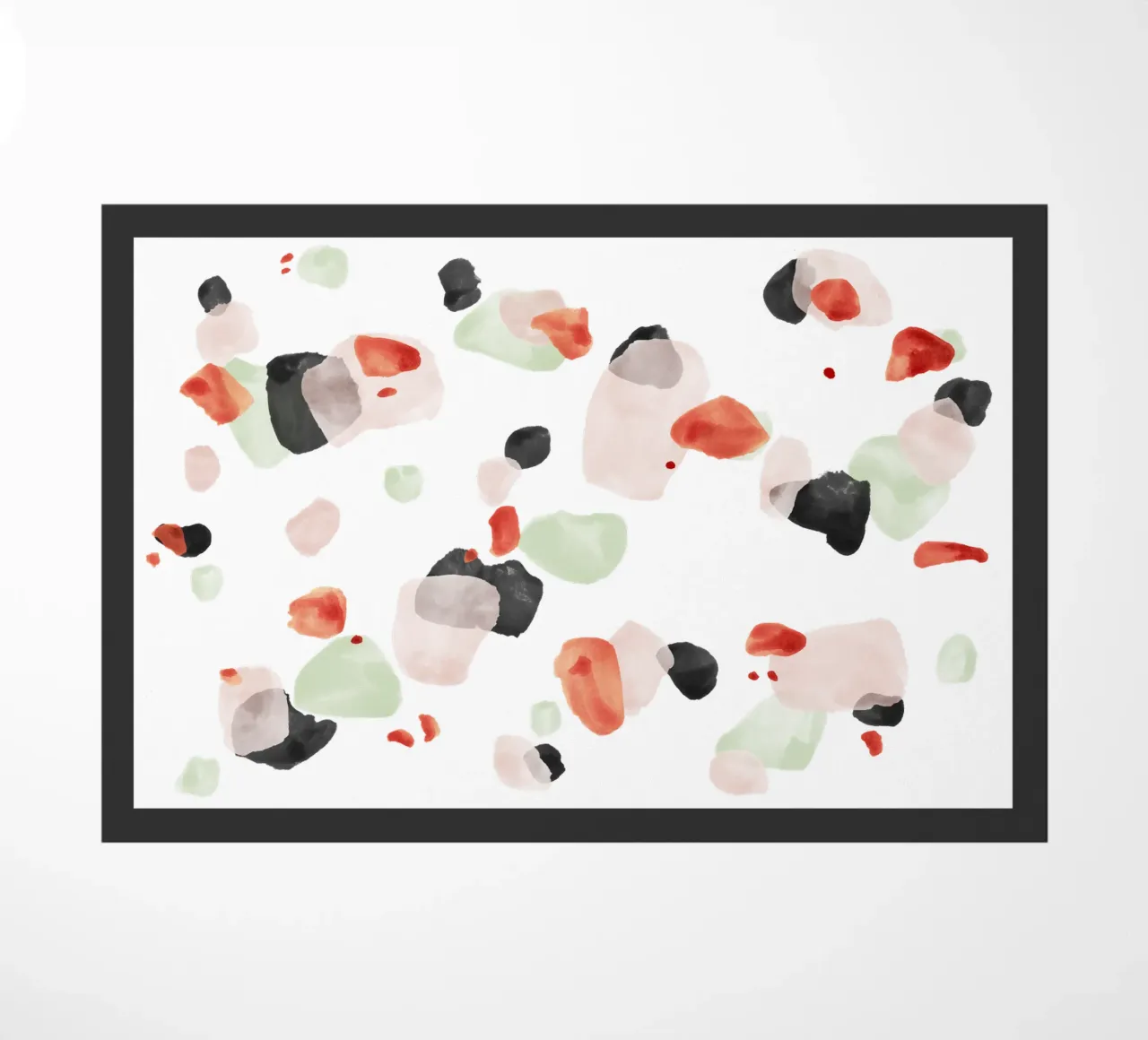 Abstract Brushstroke Pattern 06 doormat by amini54