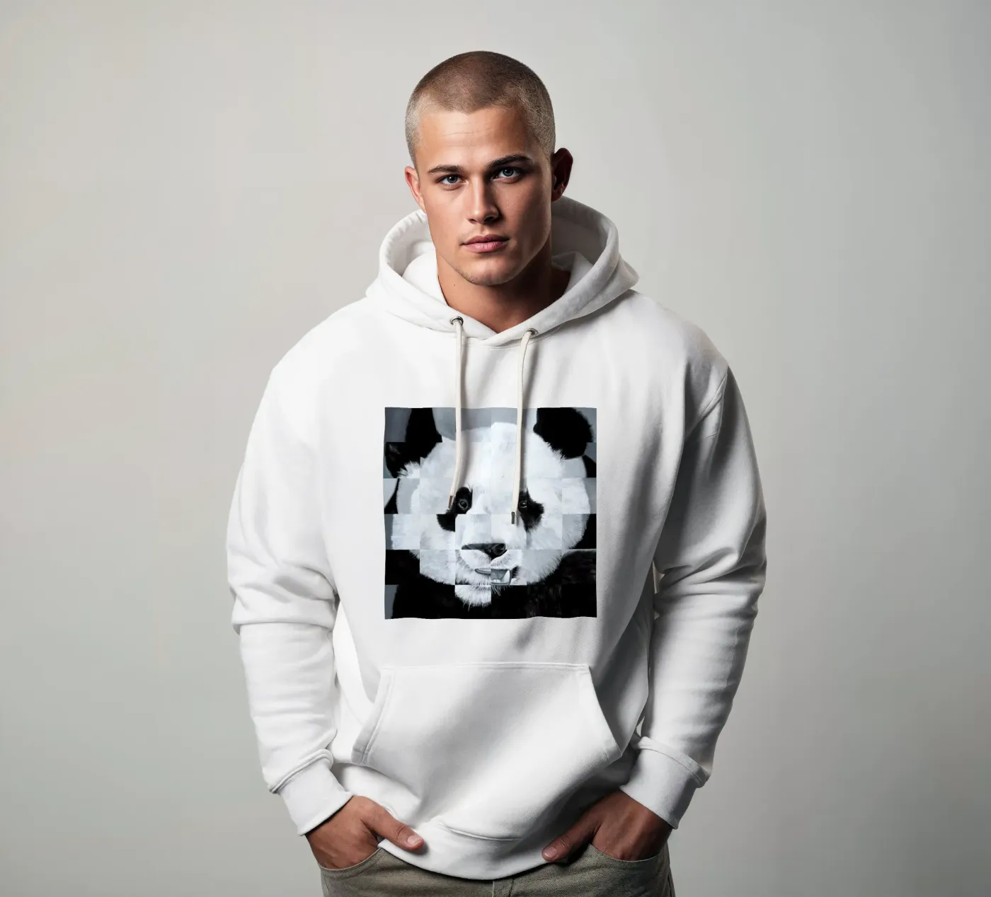 Panda hoodie by Allison Chaplin