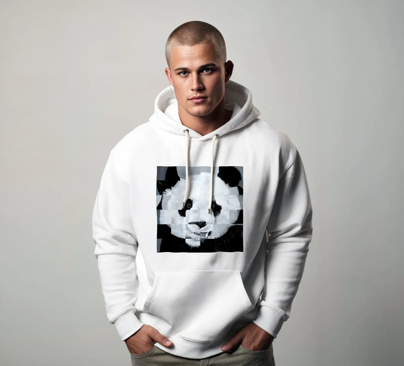 Panda hoodie by Allison Chaplin