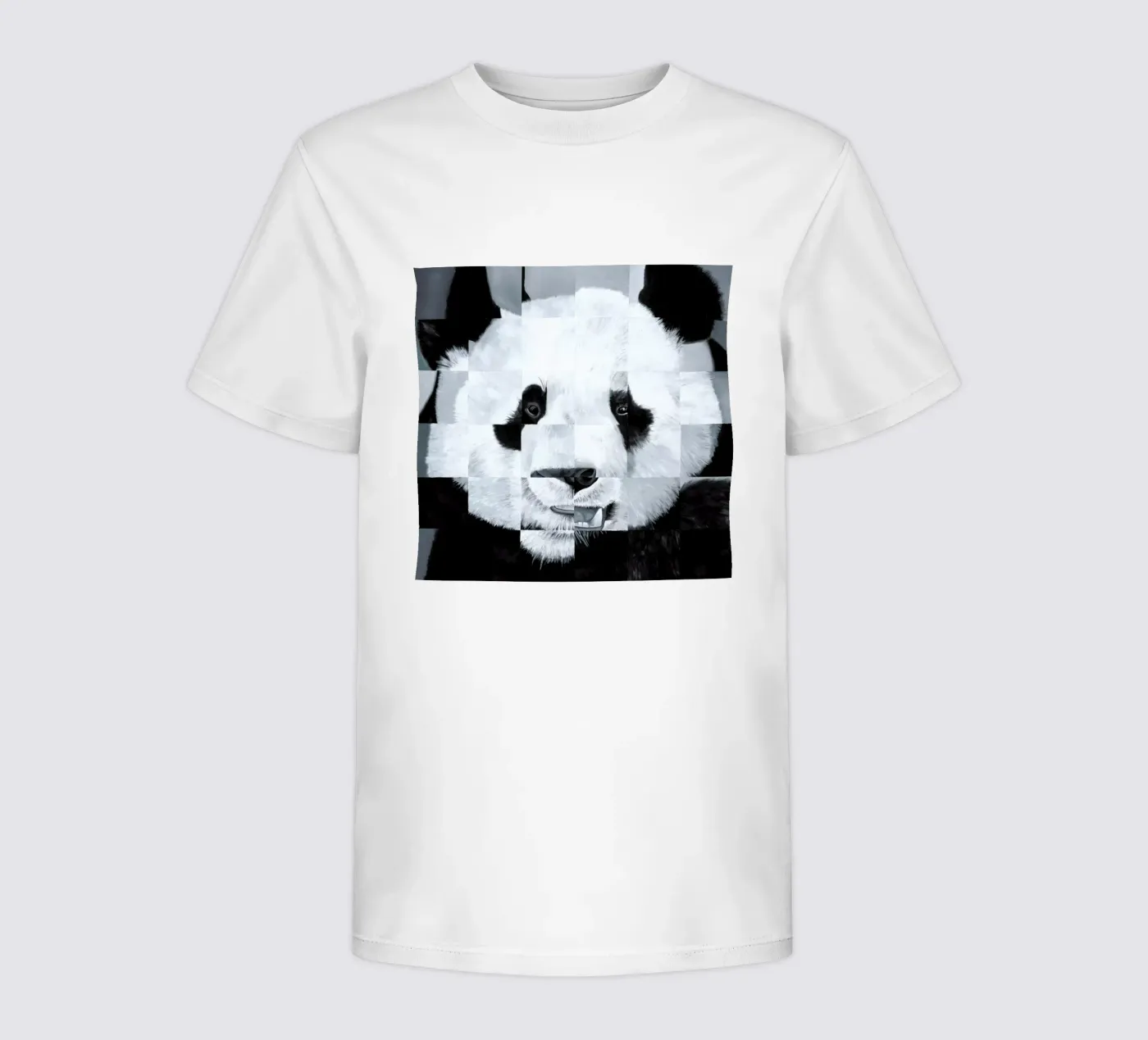 Panda kinder t-shirt van Allison Chaplin