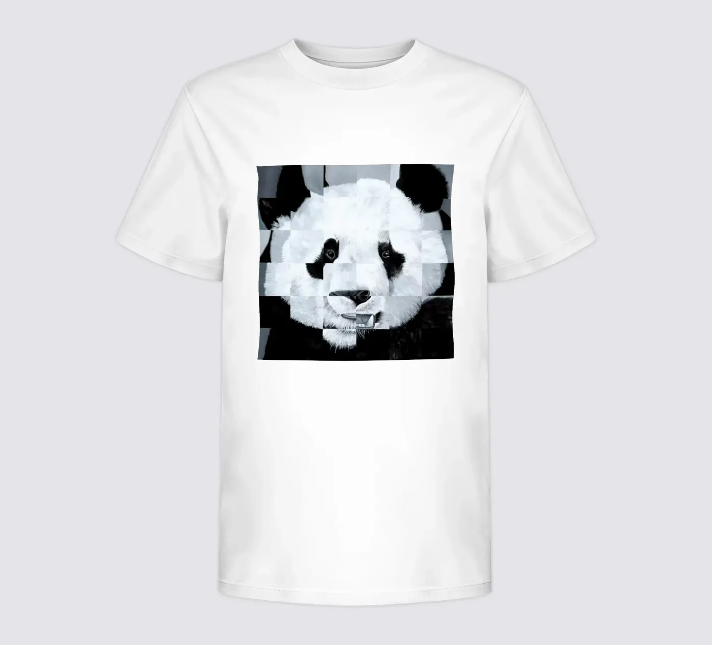 Panda kinder t-shirt van Allison Chaplin