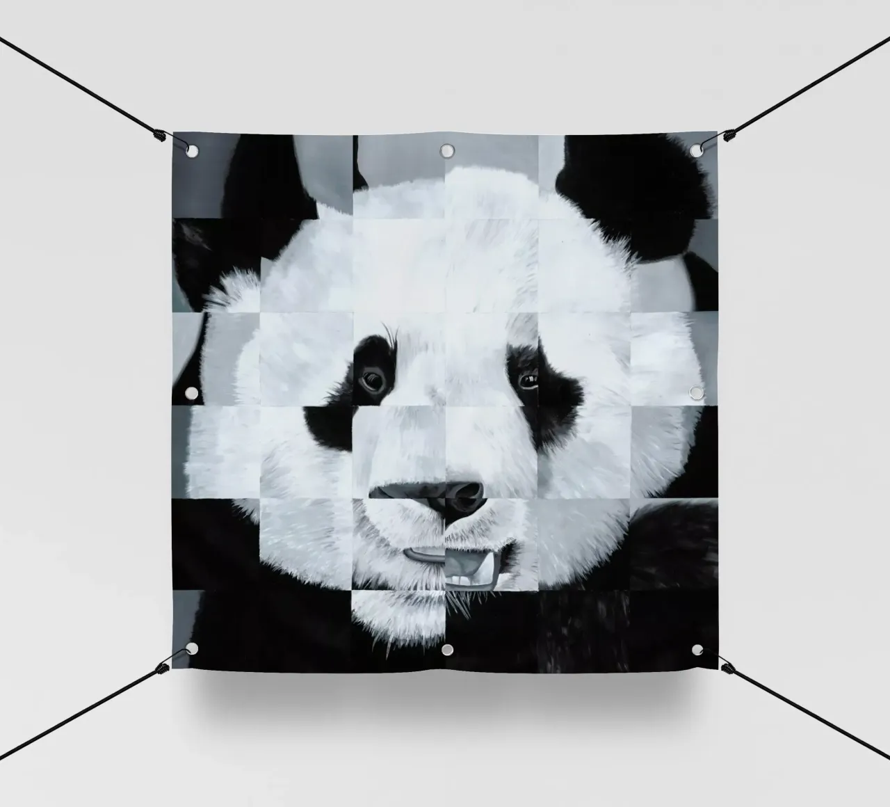 Panda PVC Plane von Allison Chaplin