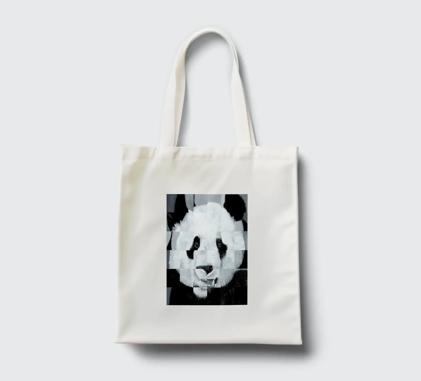 Panda tote bag by Allison Chaplin
