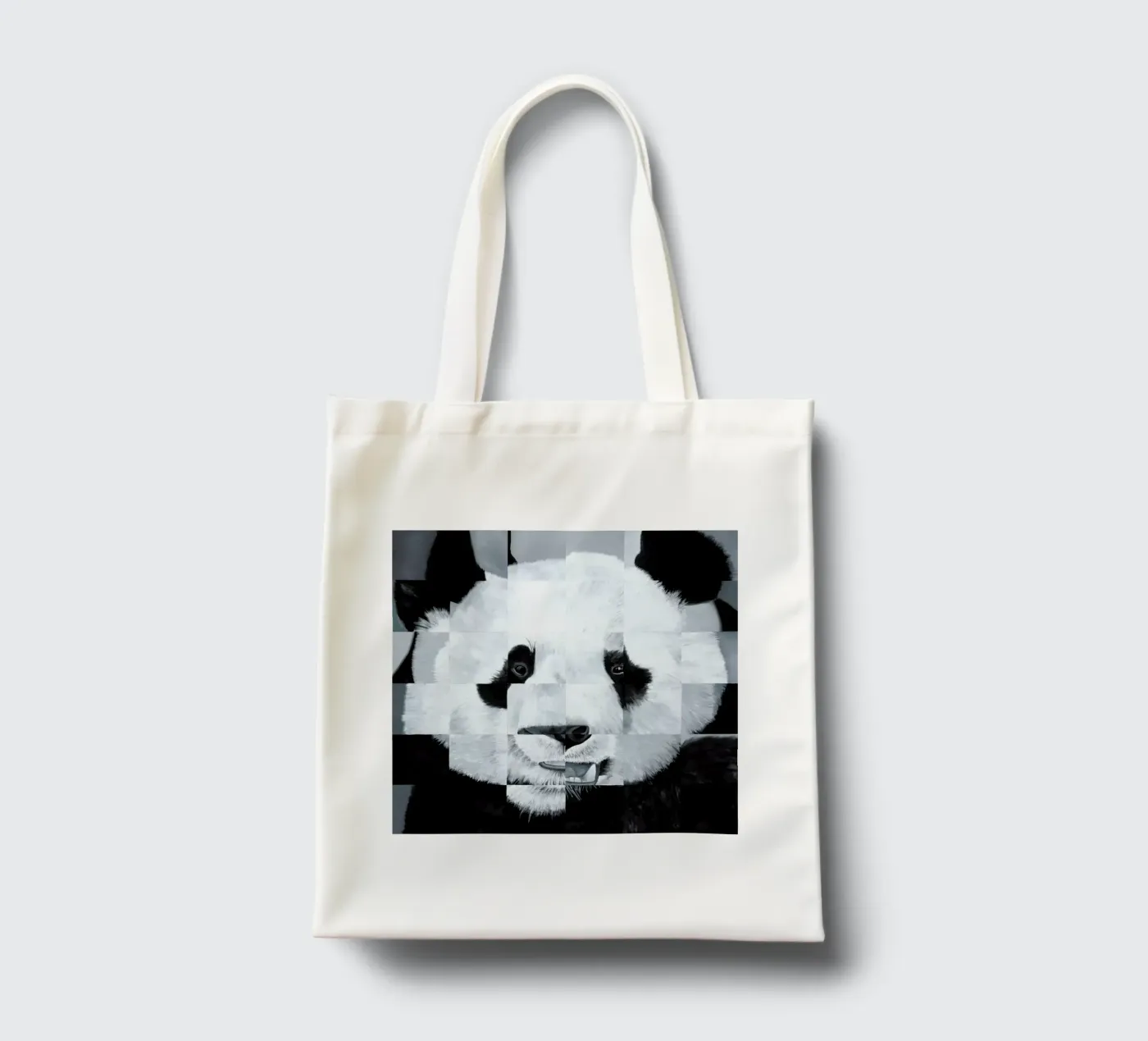 Panda tote bag by Allison Chaplin