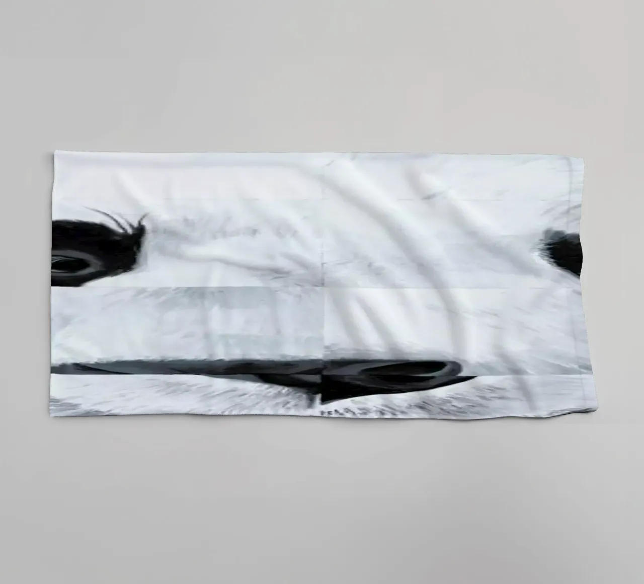 Panda Handtuch von Allison Chaplin