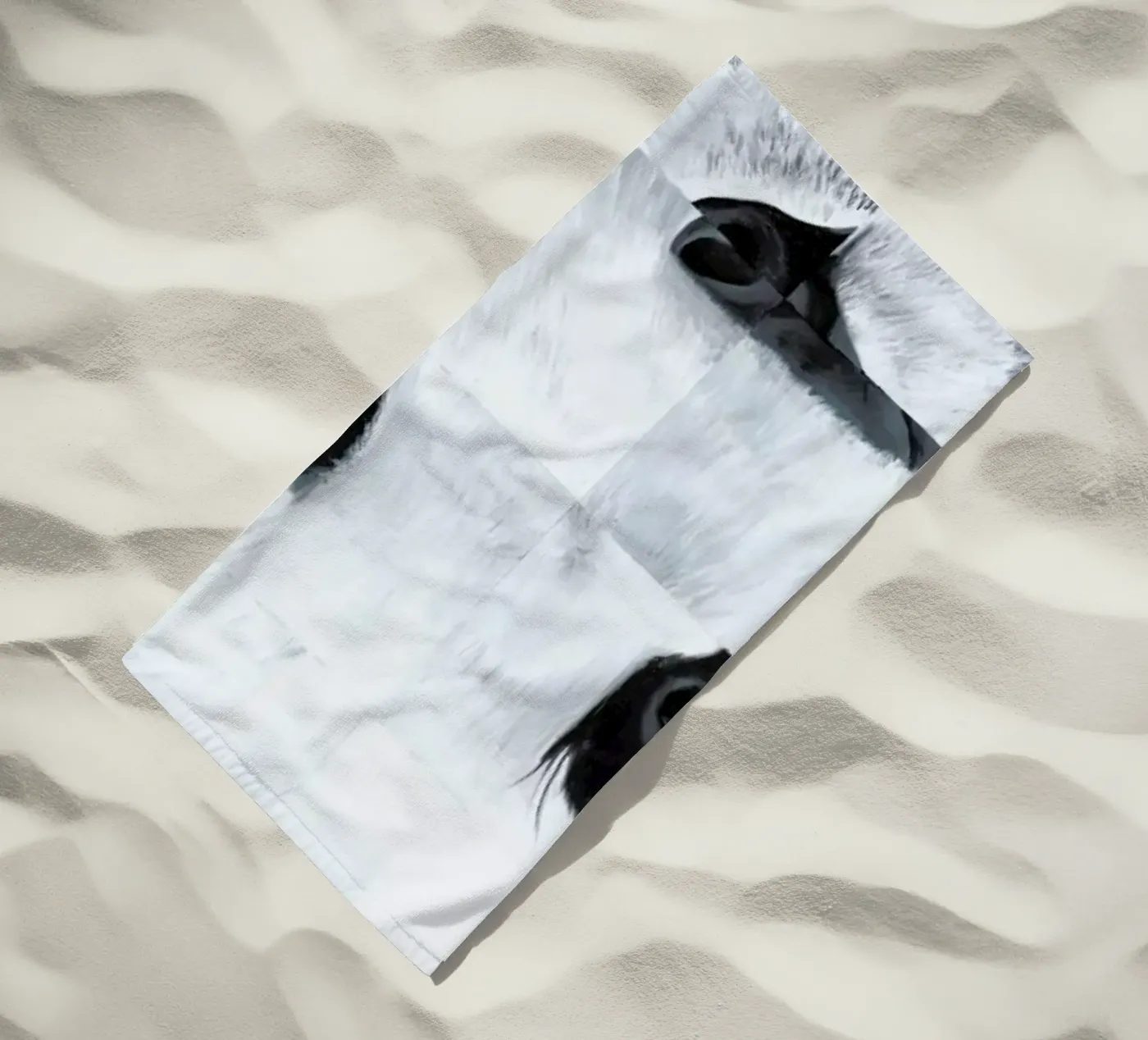 Panda strandhanddoek van Allison Chaplin