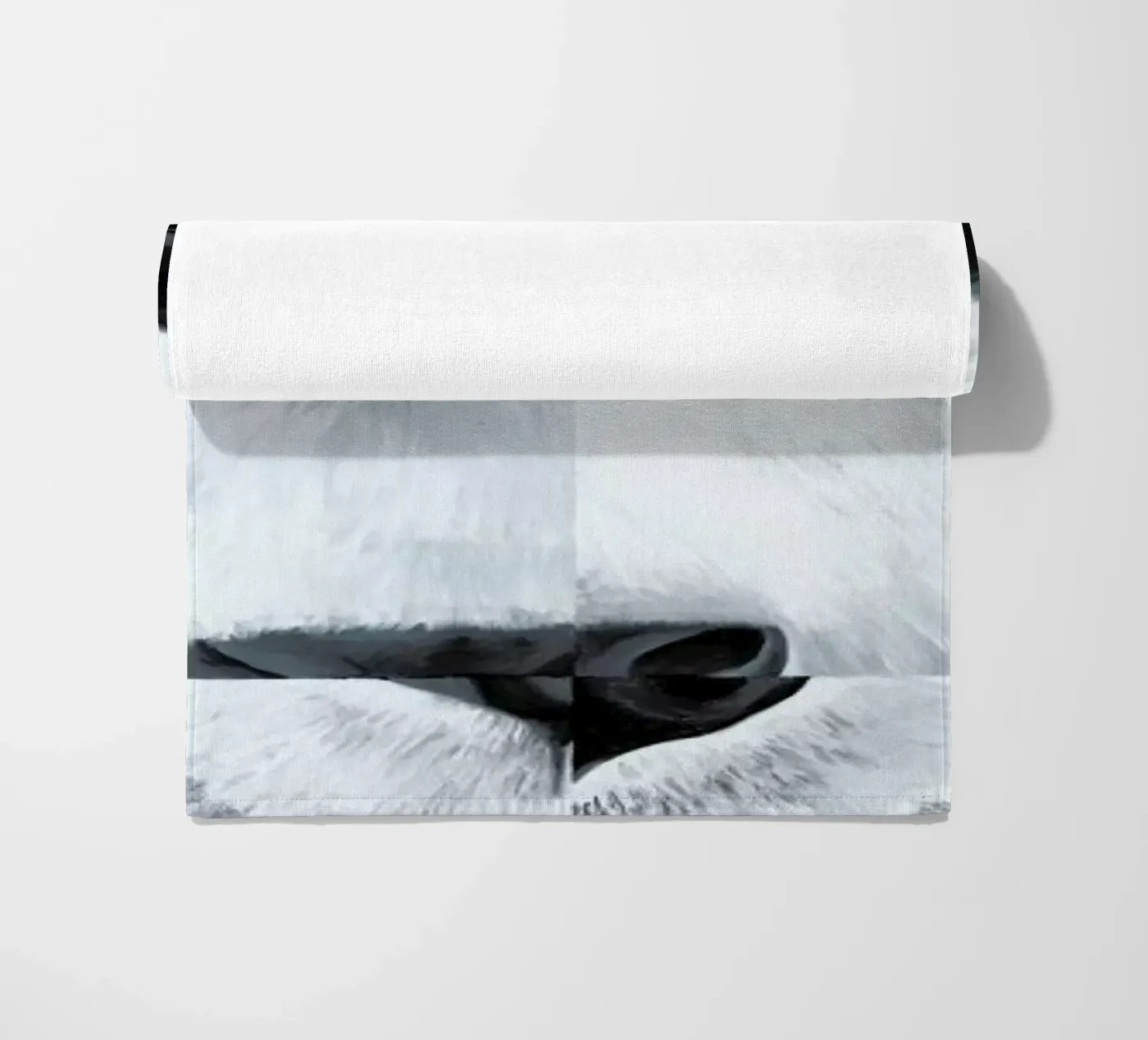 Panda strandhanddoek van Allison Chaplin