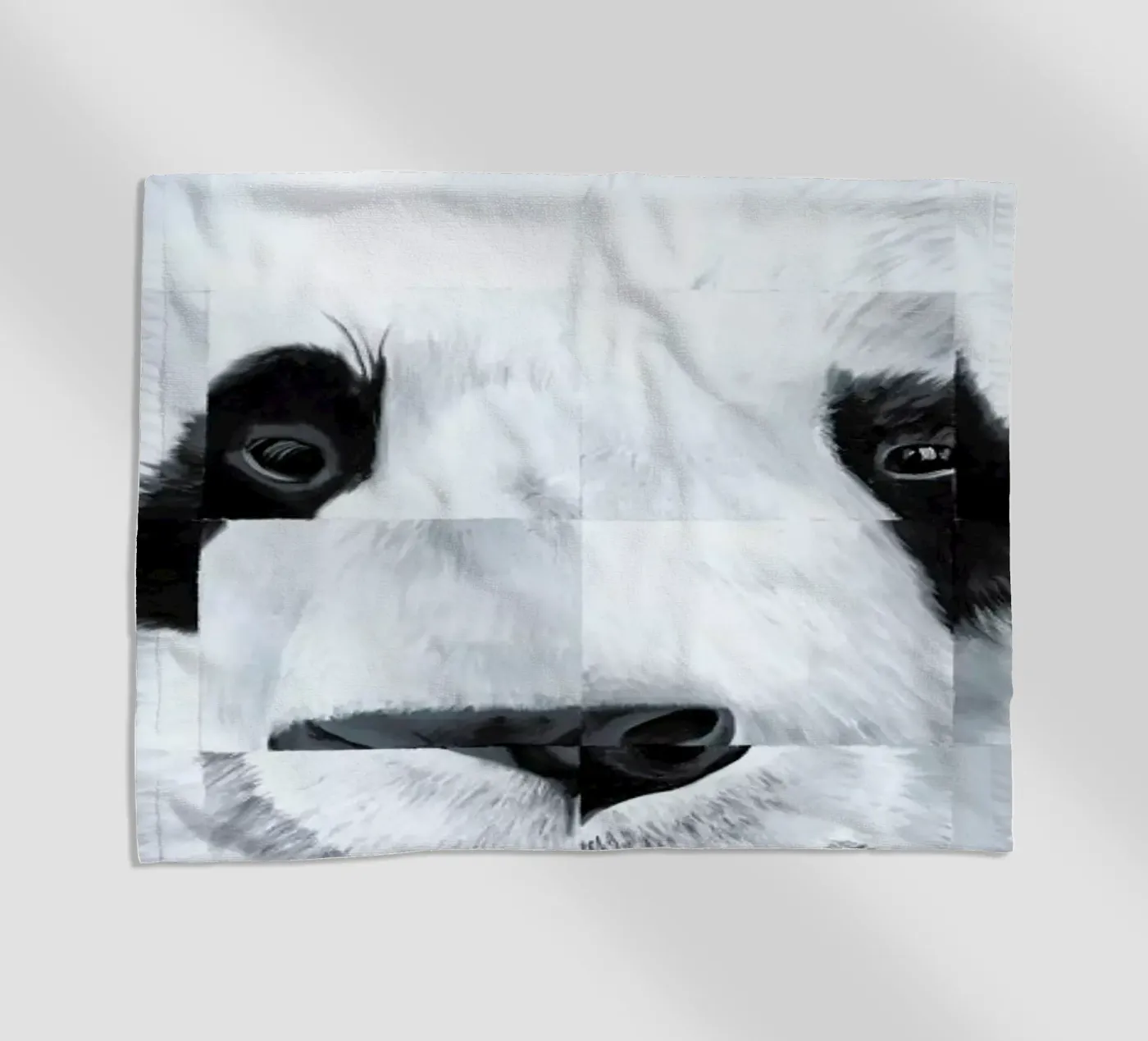 Panda strandhanddoek van Allison Chaplin