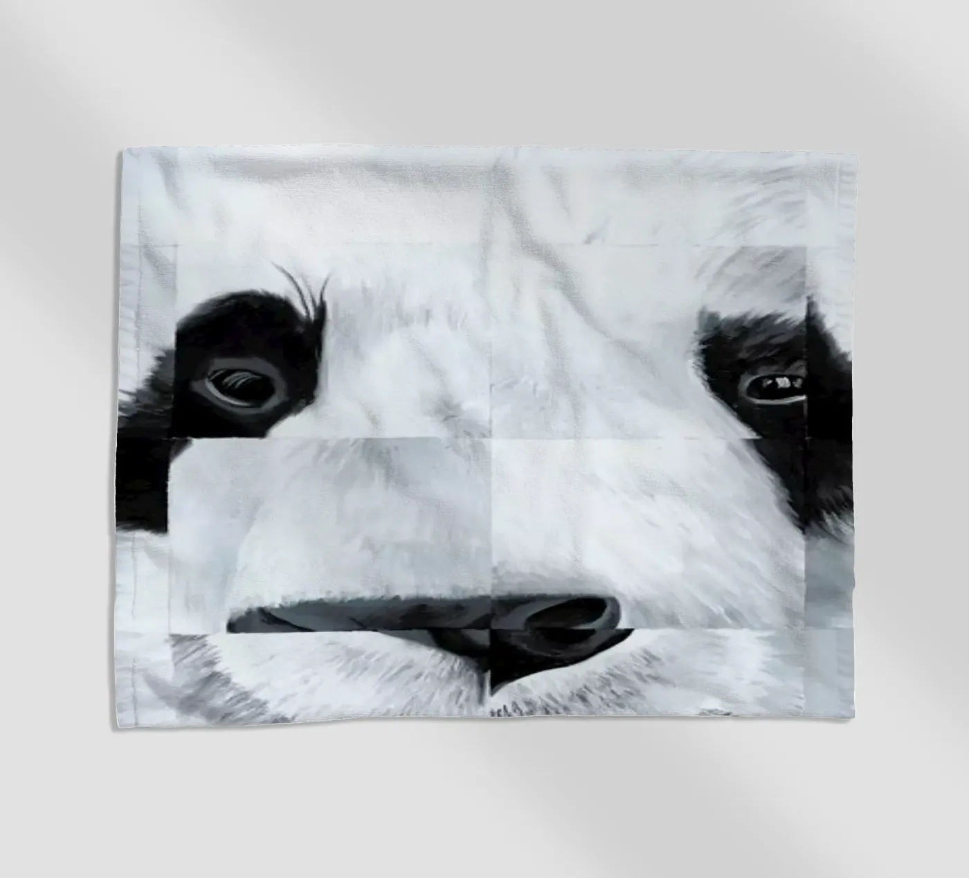 Panda strandhanddoek van Allison Chaplin