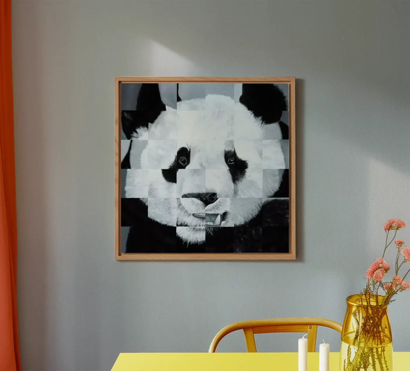 Panda alluminio dibond da Allison Chaplin