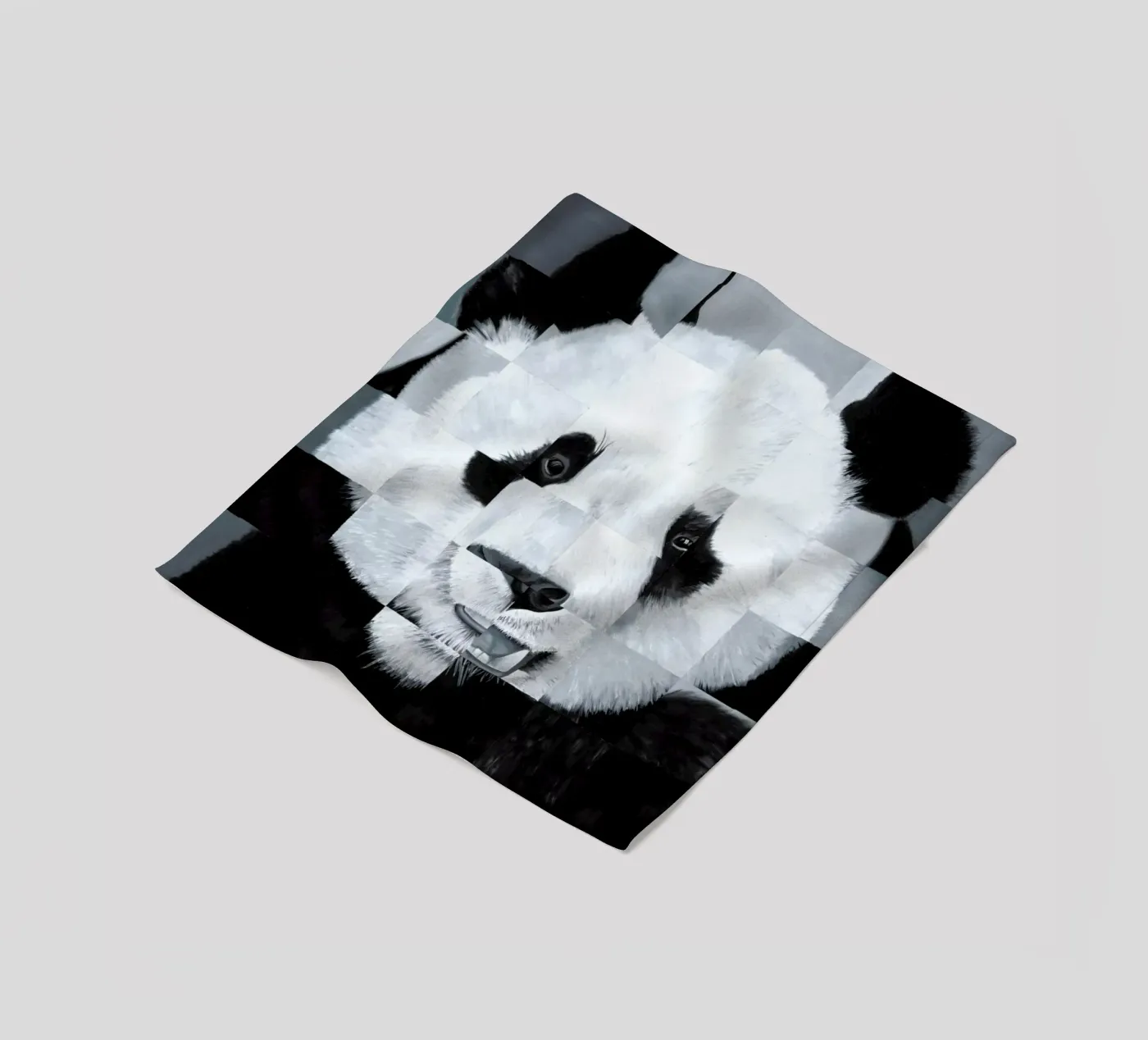 Panda fleecedeken van Allison Chaplin
