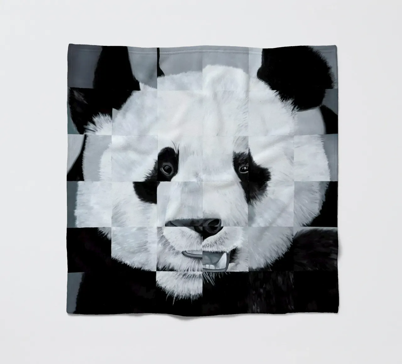 Panda fleecedeken van Allison Chaplin