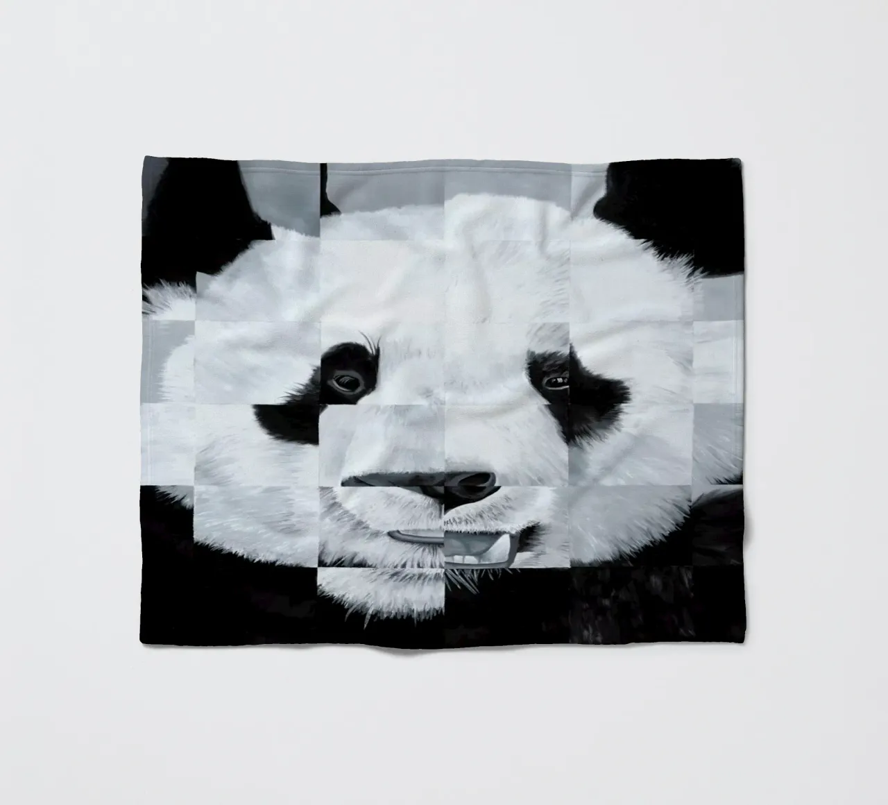 Panda fleecedeken van Allison Chaplin