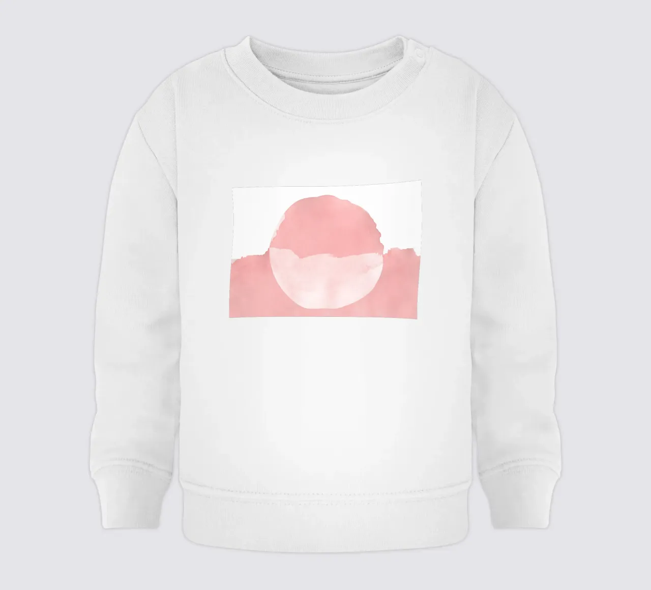 Minimal Pink Abstract 08 felpa neonato da amini54