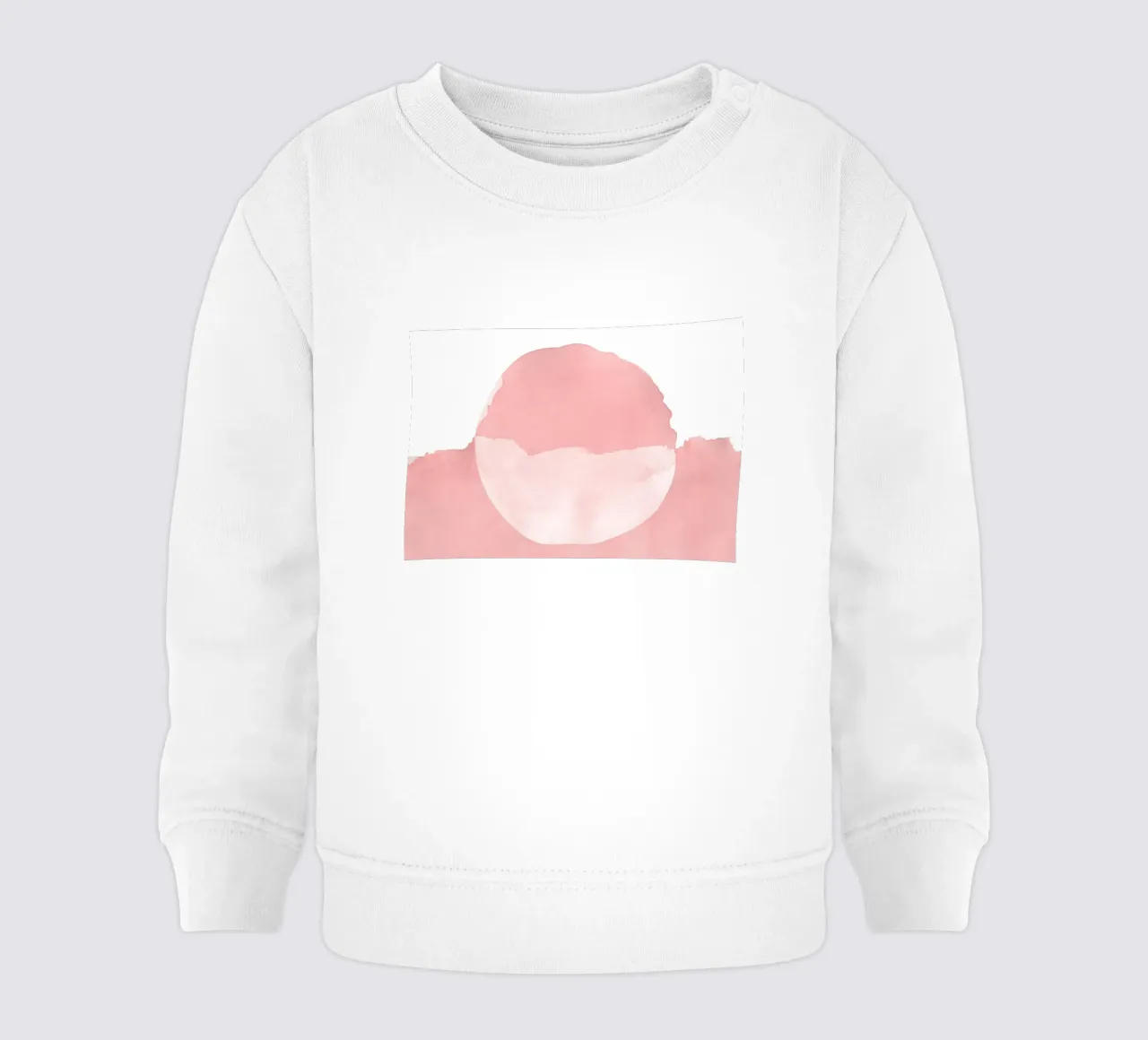 Minimal Pink Abstract 08 felpa neonato da amini54
