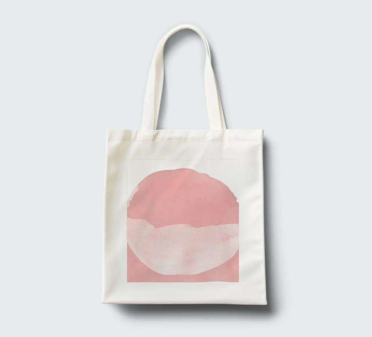 Minimal Pink Abstract 08 borsa in juta da amini54