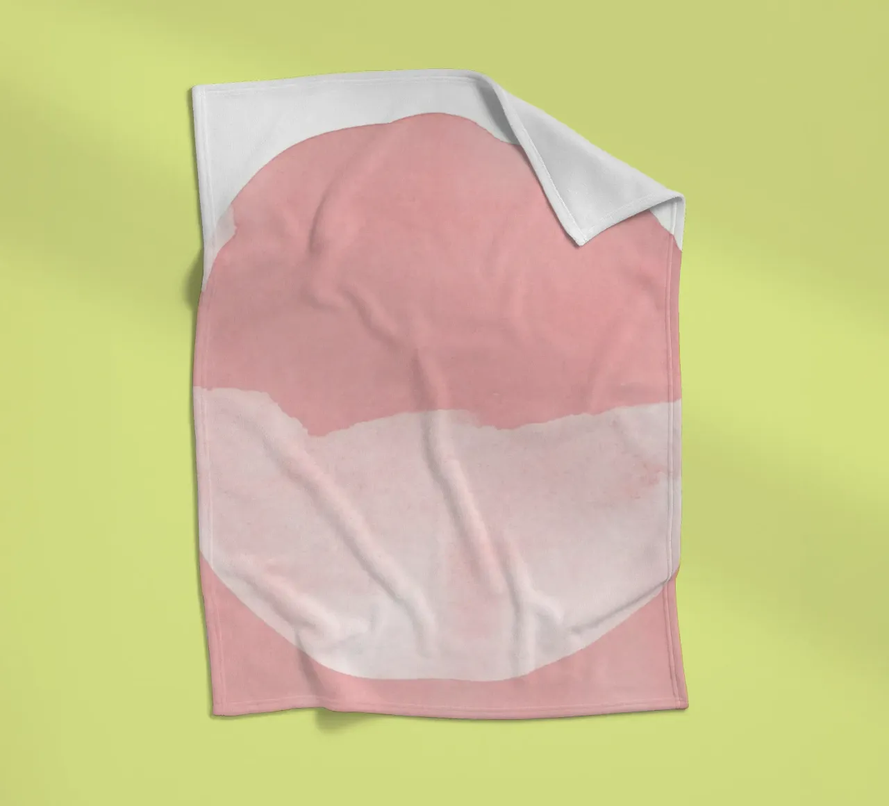 Minimal Pink Abstract 08 coperta in pile da amini54