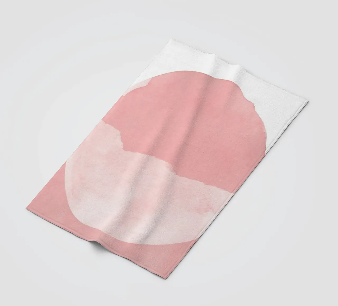 Minimal Pink Abstract 08 coperta in pile da amini54