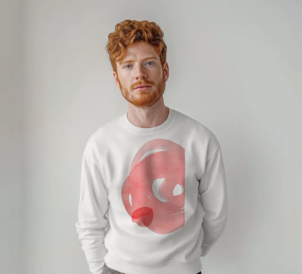 Minimal Pink Abstract 07 felpa da amini54