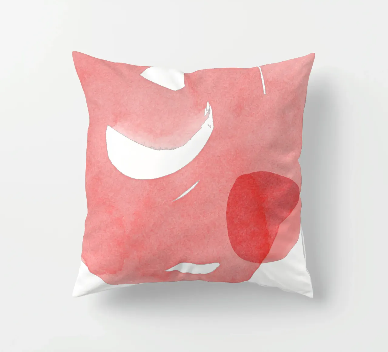 Minimal Pink Abstract 07 cuscino da amini54