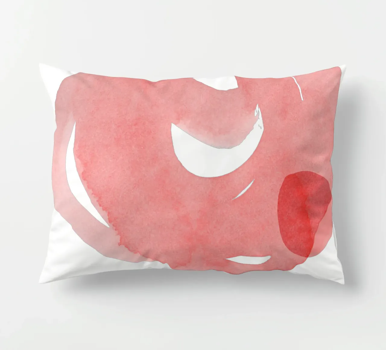 Minimal Pink Abstract 07 cuscino da amini54