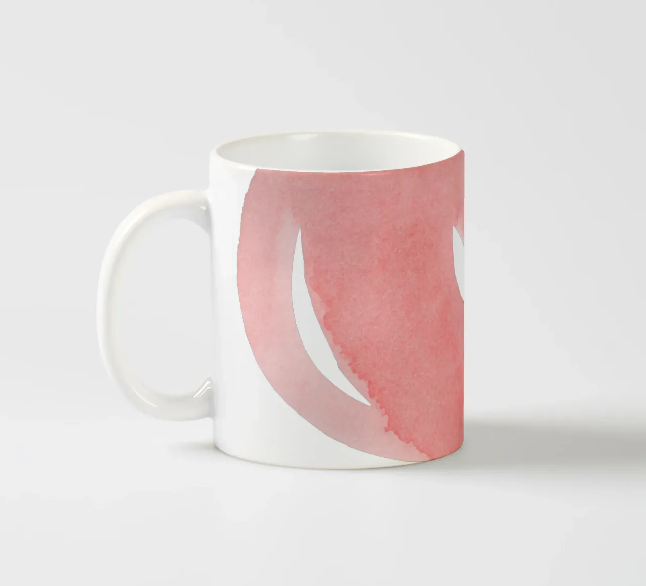 Minimal Pink Abstract 07 tazza in ceramica da amini54