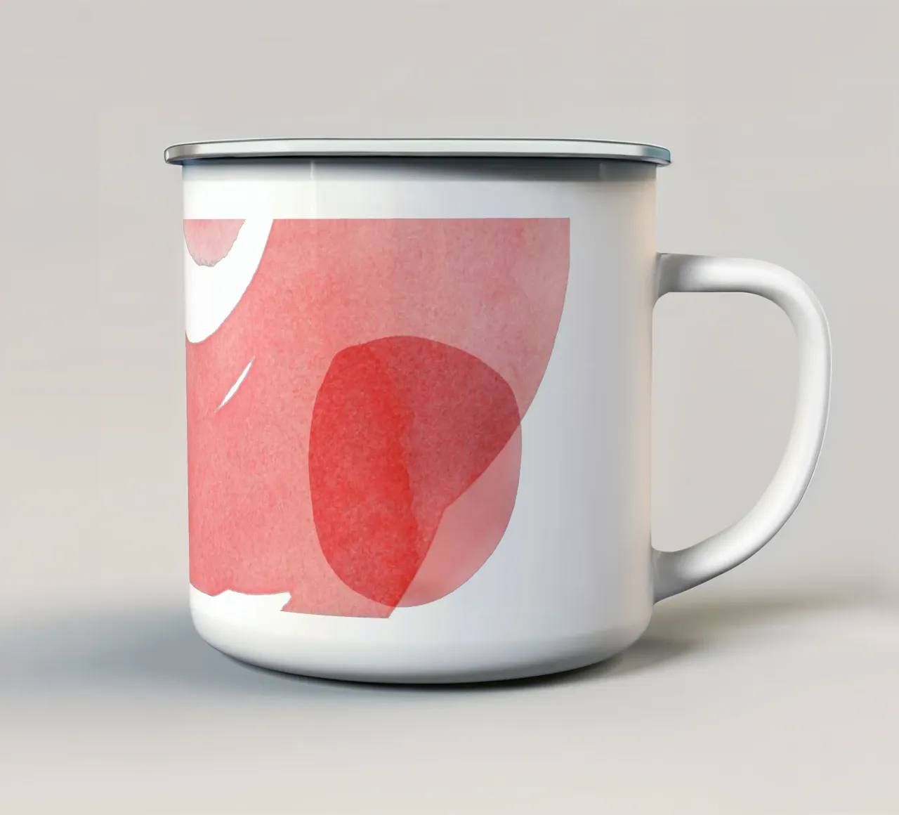 Minimal Pink Abstract 07 tazza in smalto da amini54