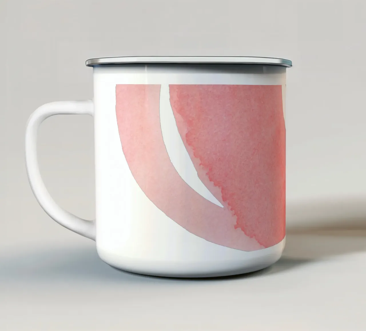 Minimal Pink Abstract 07 tazza in smalto da amini54