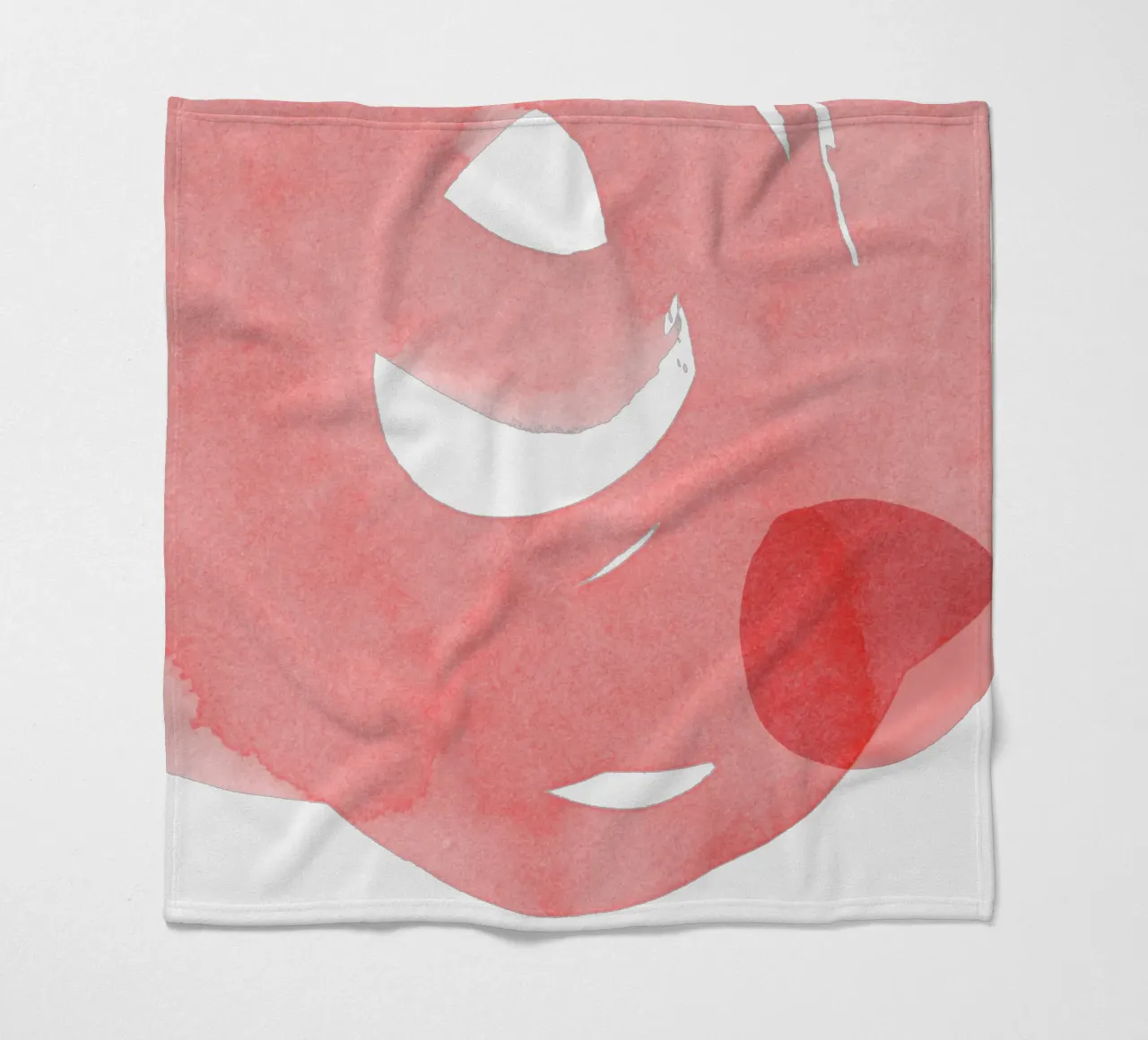 Minimal Pink Abstract 07 coperta in pile da amini54