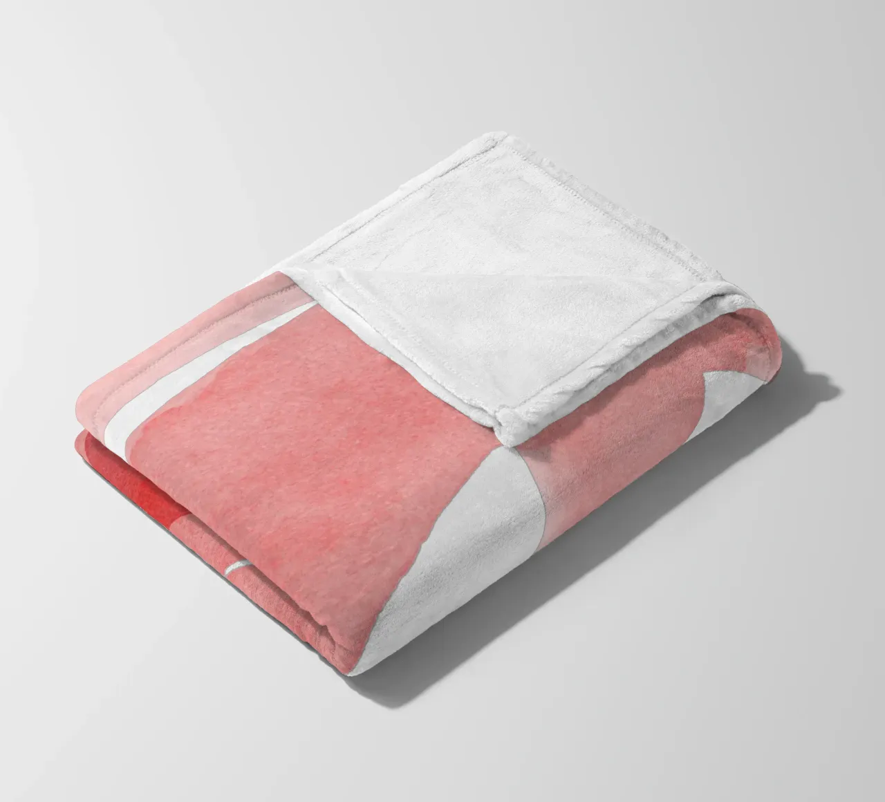 Minimal Pink Abstract 07 coperta in pile da amini54