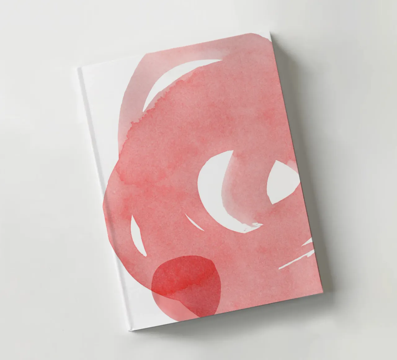 Minimal Pink Abstract 07 notebook by amini54