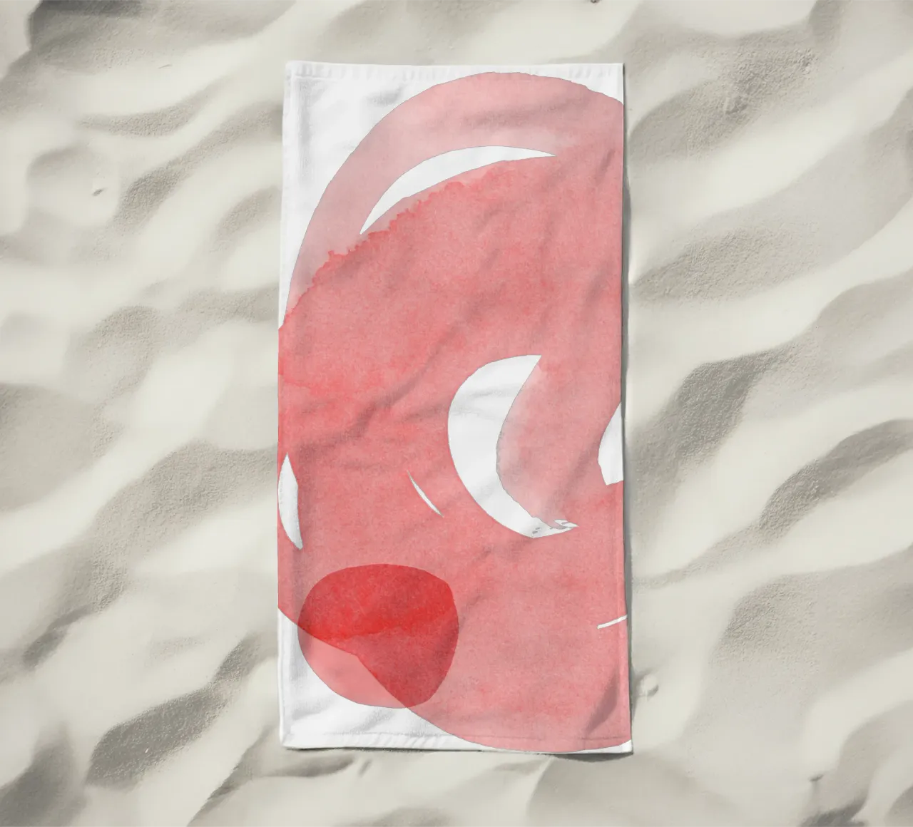 Minimal Pink Abstract 07 telo mare da amini54