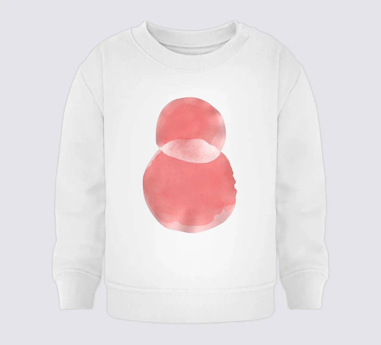 Minimal Pink Abstract 06 felpa neonato da amini54