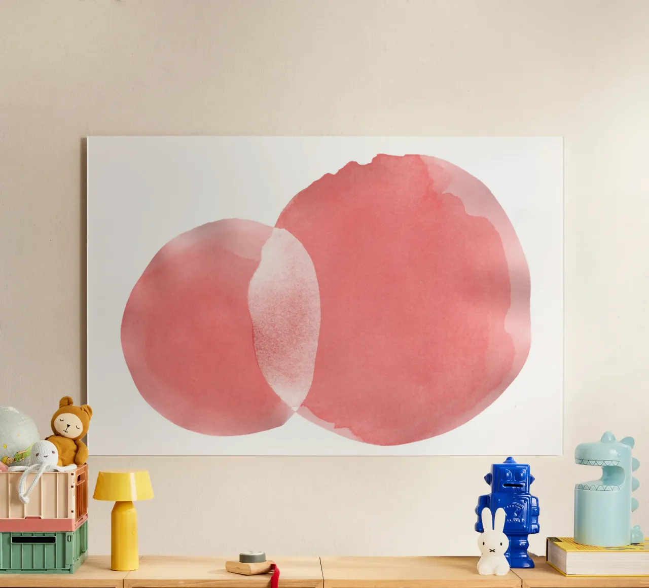 Minimal Pink Abstract 06 plexiglass da amini54
