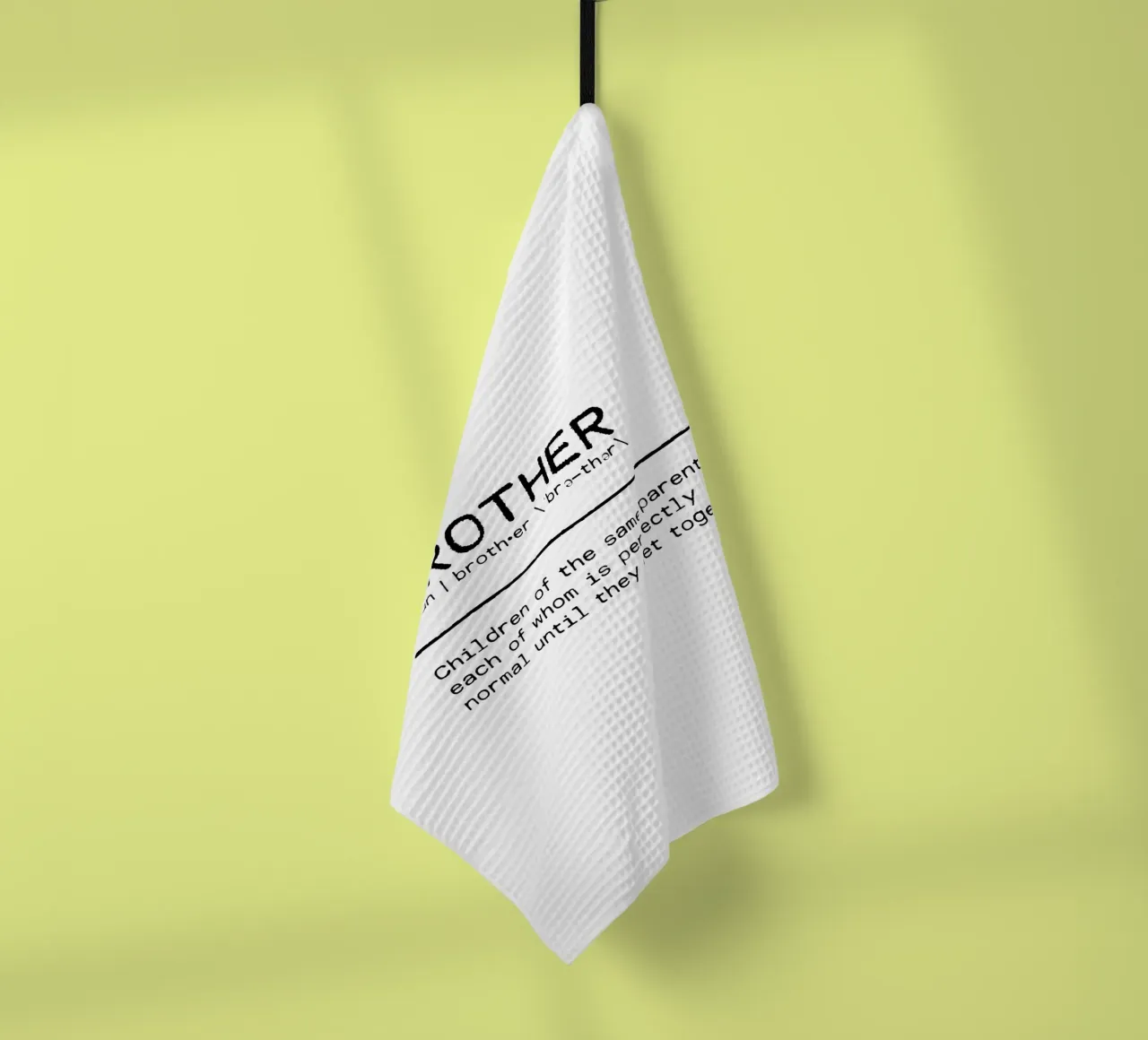 Definitie Citaat - Broer II theedoek van Orara Studio