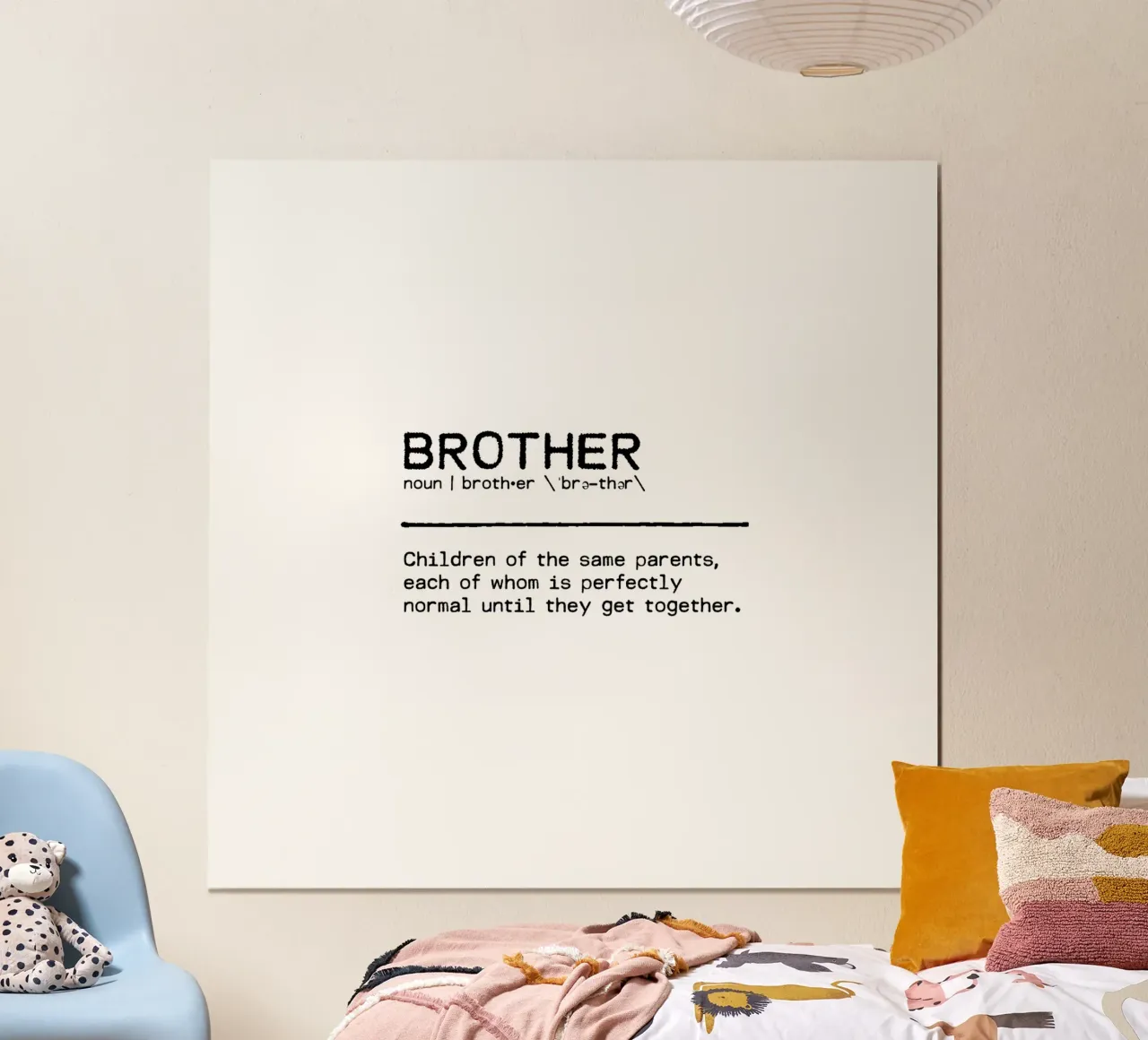 Definizione Citazione - Fratello II carta hahnemühle da Orara Studio
