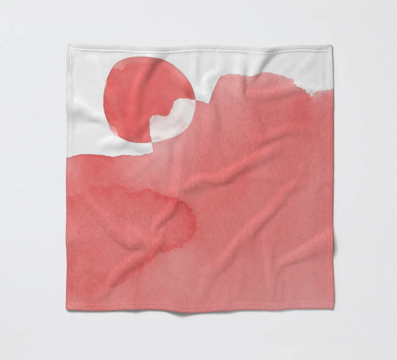 Minimal Pink Abstract 05 Mountain coperta in pile da amini54