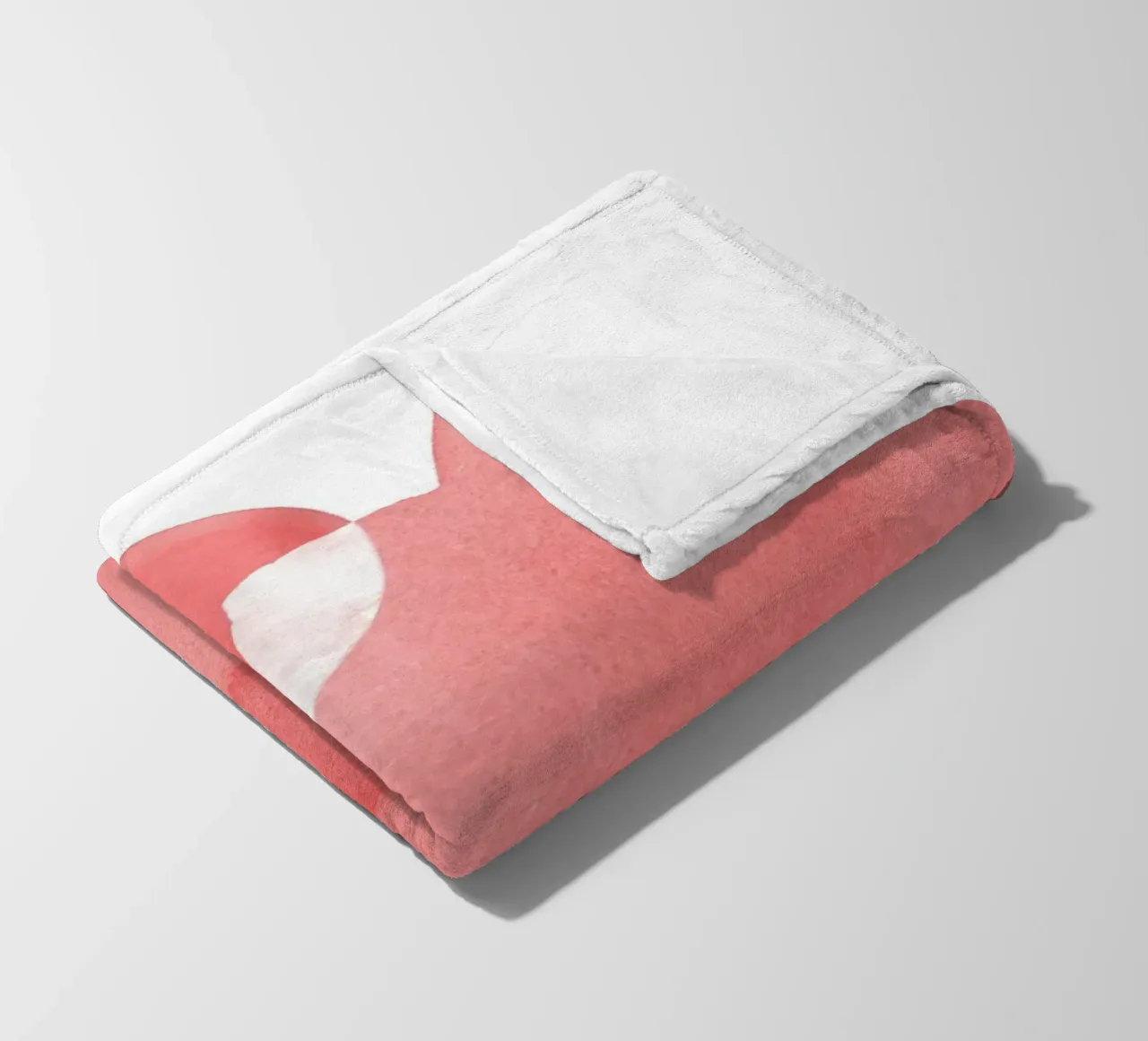 Minimal Pink Abstract 05 Mountain coperta in pile da amini54